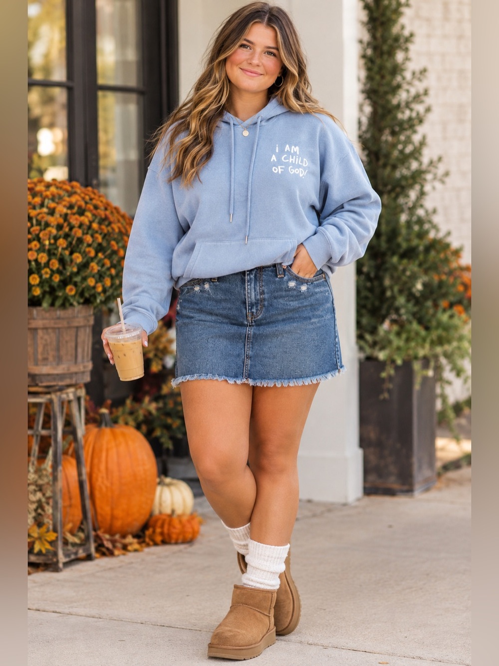 American Eagle Outfitters Denim Frayed Perfect Mini Skirt